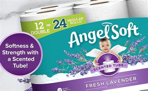 Angel Soft Fresh Lavender Scented Tube tv commercials