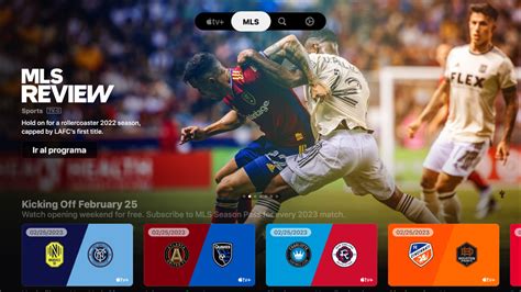 Apple TV+ MLS Soccer logo