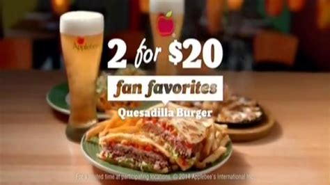 Applebee's 2 for $20 Menu: Quesadilla Burger TV Spot, 'Power of Unity' featuring T.W. Leshner