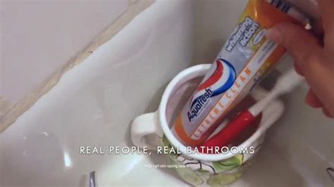 AquaFresh Exteme Clean TV Spot, 'Real People: Morning Routine'