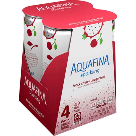 Aquafina Sparkling Black Cherry Dragonfruit logo