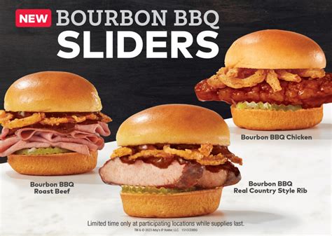 Arby's 2 for $4 Bourbon BBQ Sliders tv commercials
