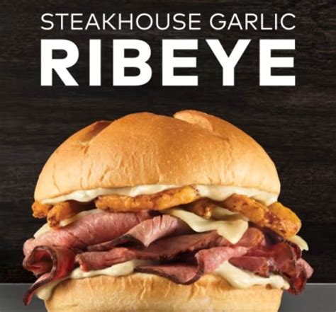 Arby's Steakhouse Garlic Ribeye Sandwich tv commercials