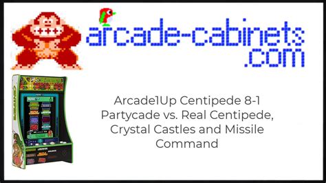 Arcade1Up Centipede, Millipede, Missile Command & Crystal Castles logo