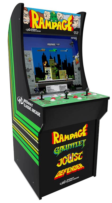Arcade1Up Rampage, Gauntlet, Joust &Defender tv commercials