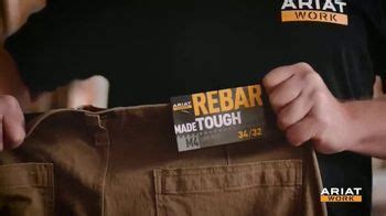 Ariat MadeTough Work Pants TV commercial - Work Pants Done Right