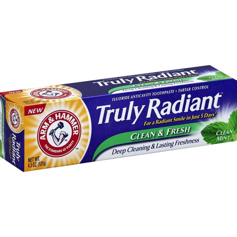 Arm & Hammer Oral Care Truly Radiant Clean & Fresh logo