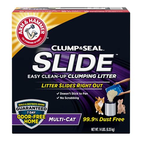 Arm & Hammer Pet Care Clump & Seal SLIDE Multi-Cat logo