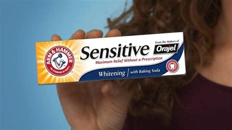 Arm and Hammer Orajel Sensitive TV commercial - Brushing Secret