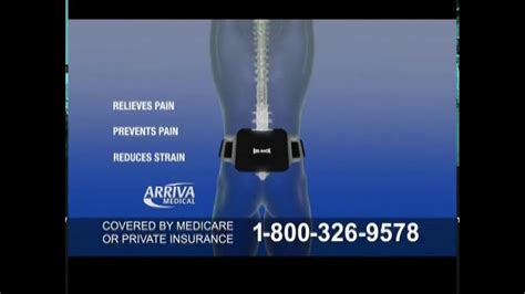 Arriva Medical BioBack tv commercials