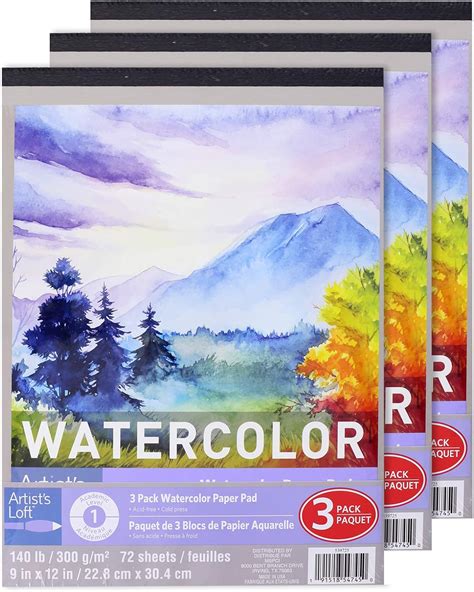 Artist's Loft Watercolor Pad tv commercials