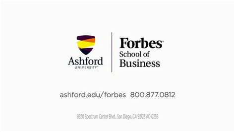 Ashford University Forbes School of Business TV Spot featuring Sarah Chang
