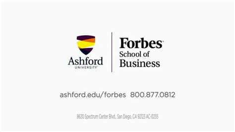 Ashford University Forbes School of Business TV commercial