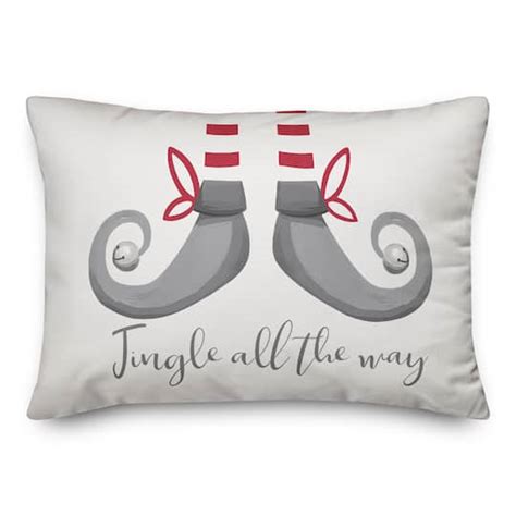 Ashland by Michaels White & Red Jingle Pillow logo