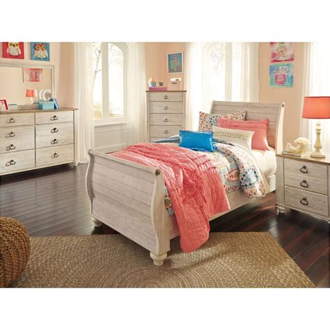 Ashley HomeStore Willowton Twin Sleigh Bed