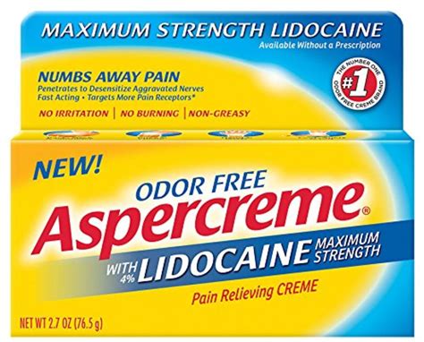 Aspercreme Aspercreme With Lidocaine Foot Pain Creme
