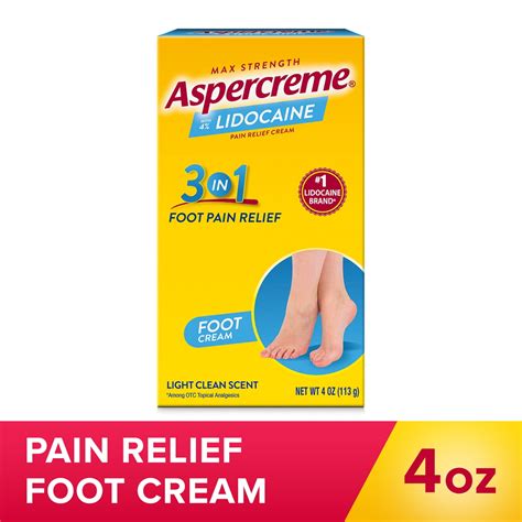 Aspercreme Aspercreme With Lidocaine Foot Pain Creme logo