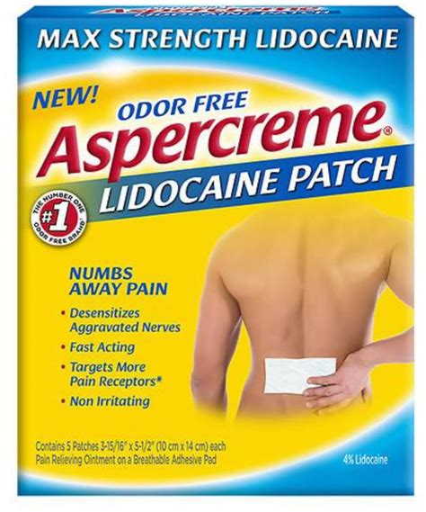 Aspercreme Lidocaine Patch XL