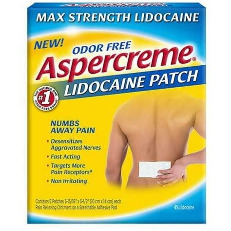 Aspercreme Lidocaine Patch tv commercials