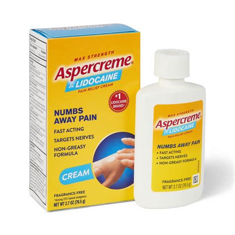 Aspercreme Pain Relieving Creme with Lidocaine tv commercials