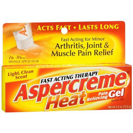 Aspercreme Warming Pain Relieving Gel logo