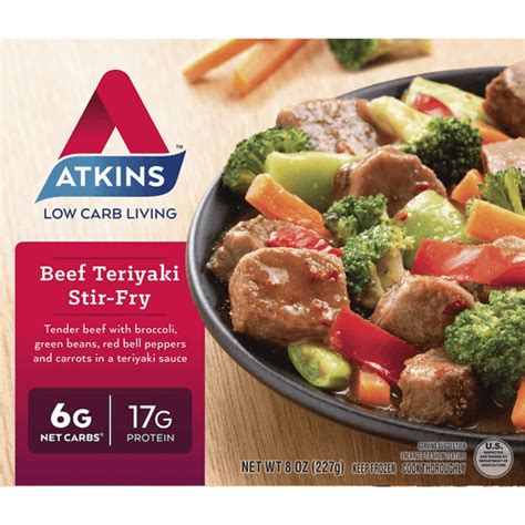 Atkins Beef Teriyaki Stir-Fry tv commercials