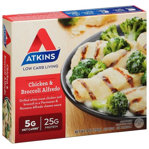 Atkins Chicken and Broccoli Alfredo tv commercials