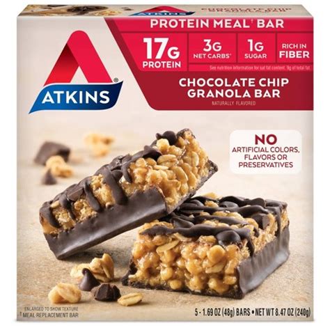 Atkins Chocolate Chip Granola Bar tv commercials