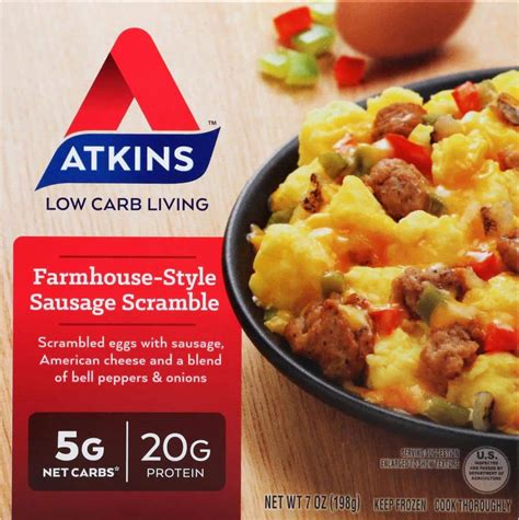 Atkins Farmhouse-Style Sausage Scramble tv commercials