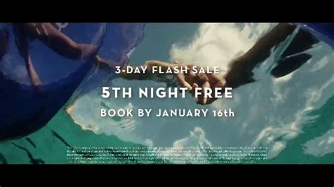 Atlantis 3-Day Flash Sale TV Spot, 'Welcome: Fifth Night Free' Song by Grace Mesa