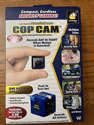 Atomic Beam Cop Cam 8GB Memory Card