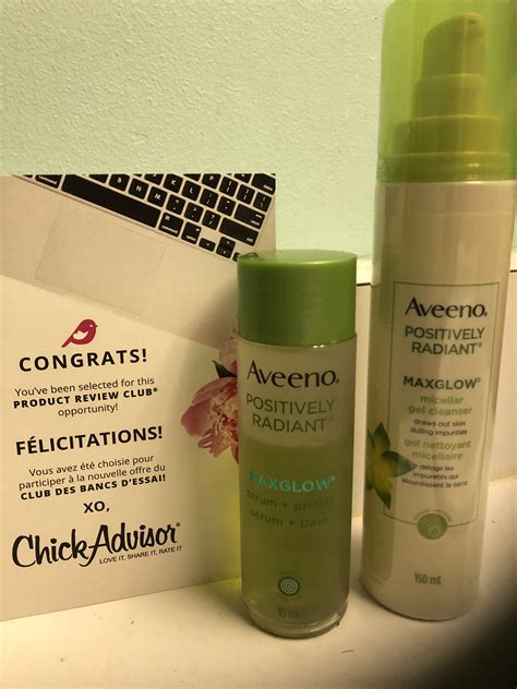 Aveeno Positively Radiant MaxGlow Micellar Gel Cleanser