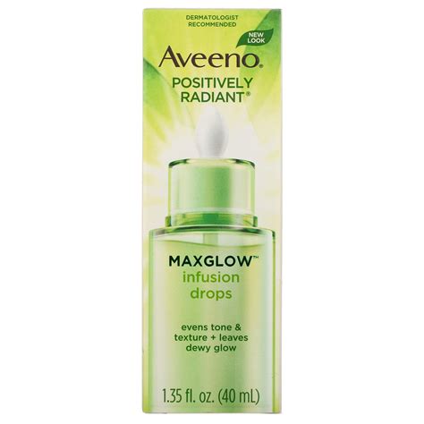 Aveeno Positively Radiant Maxglow Infusion Drops tv commercials