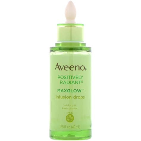 Aveeno Positively Radiant Maxglow Infusion Drops logo