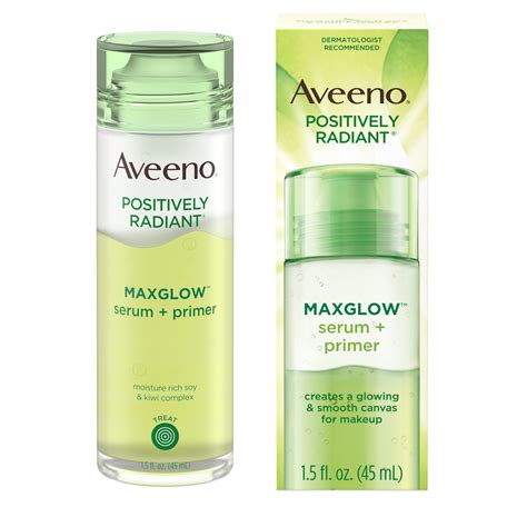 Aveeno Positively Radiant Maxglow Serum + Primer