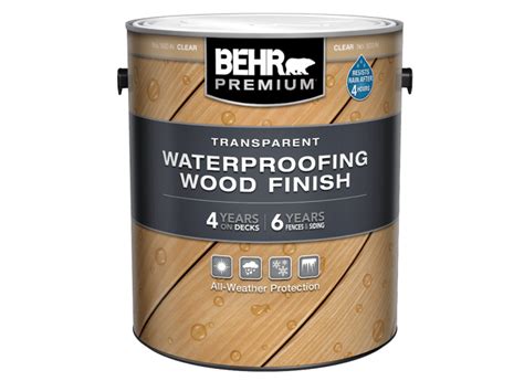 BEHR Paint Premium Transparent Weatherproofing All-In-One Wood Finish tv commercials
