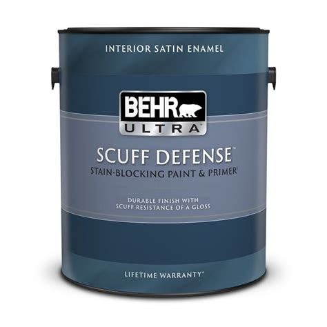 BEHR Paint ULTRA SCUFF DEFENSE Exterior Satin Enamel logo