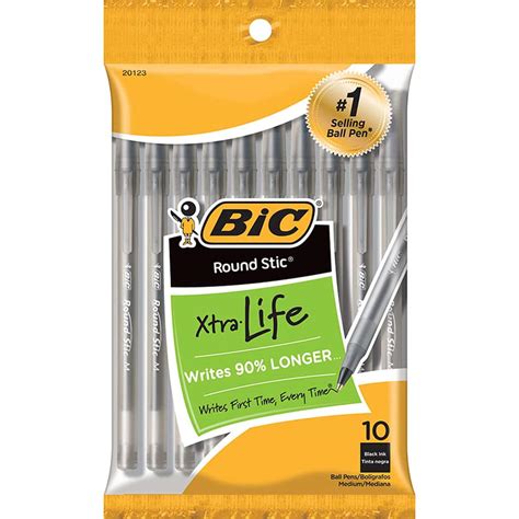 BIC Ball Point Pens 12-Pack (Plus 6 Free) logo