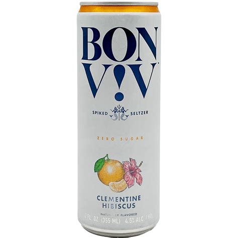 BON & VIV Spiked Seltzer Clementine Hibiscus logo