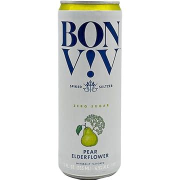 BON & VIV Spiked Seltzer Pear Elderflower logo