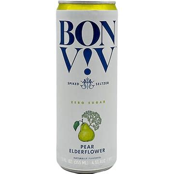 BON & VIV Spiked Seltzer Pear Elderflower