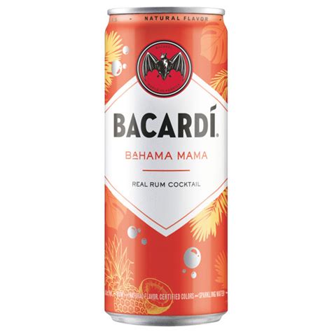 Bacardi Real Rum Cocktails Bahama Mama logo