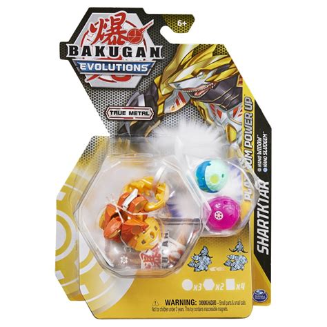 Bakugan Evolutions Platinum Power Up Sharktar logo