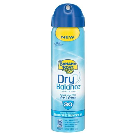 Banana Boat Dry Balance Sunscreen Spray SPF 30 tv commercials