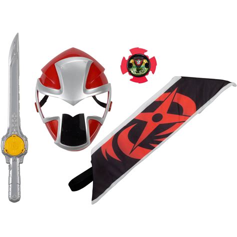 Bandai Power Rangers Ninja Steel Red Ranger Set logo