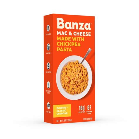 Banza Mac & Cheese Made With Chickpea Pasta