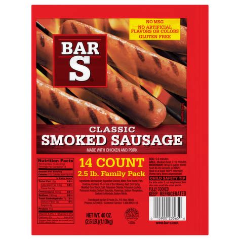 Bar-S Classic Smoked Sausage logo