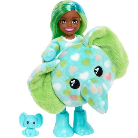 Barbie Cutie Reveal Jungle Series Elephant Themed Chelsea Doll logo