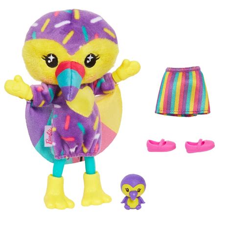 Barbie Cutie Reveal Jungle Series Toucan Themed Chelsea Doll logo