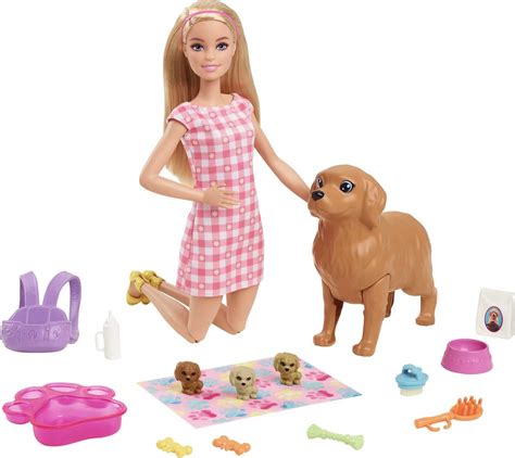 Barbie Newborn Pups Set tv commercials